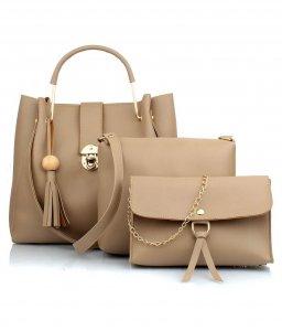 Beige Handbag Combo